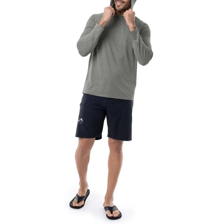 High Performance Outdoor Camping Upf 50 Breathable Cooling Long Sleeve Hooded Fishing Hoodie