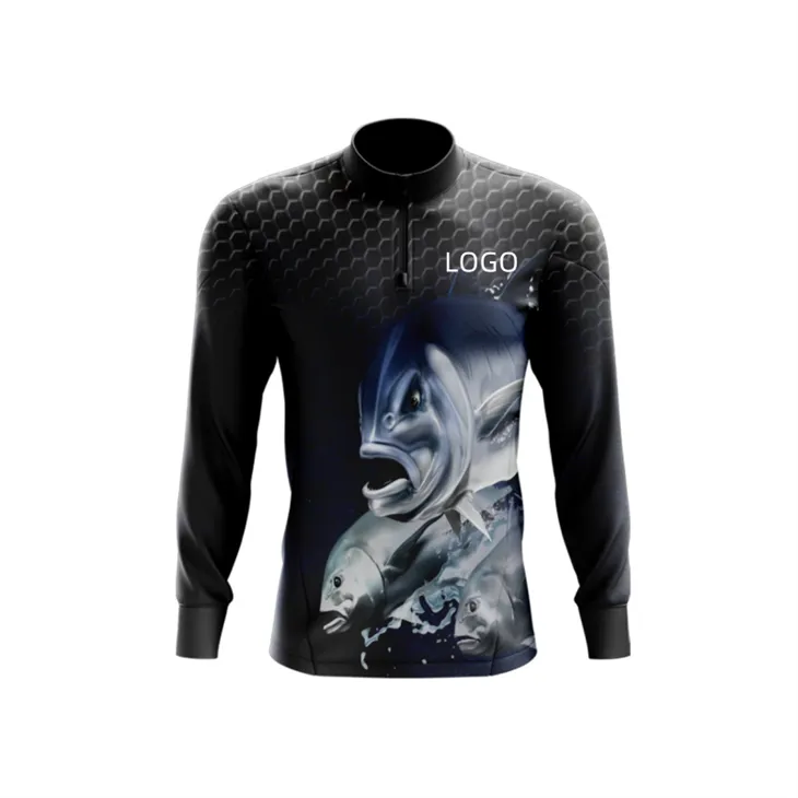 Nejprodávanější Outdoor Camping Upf 50 Rybářská košile s dlouhým rukávem Antibakteriální odvod vlhkosti